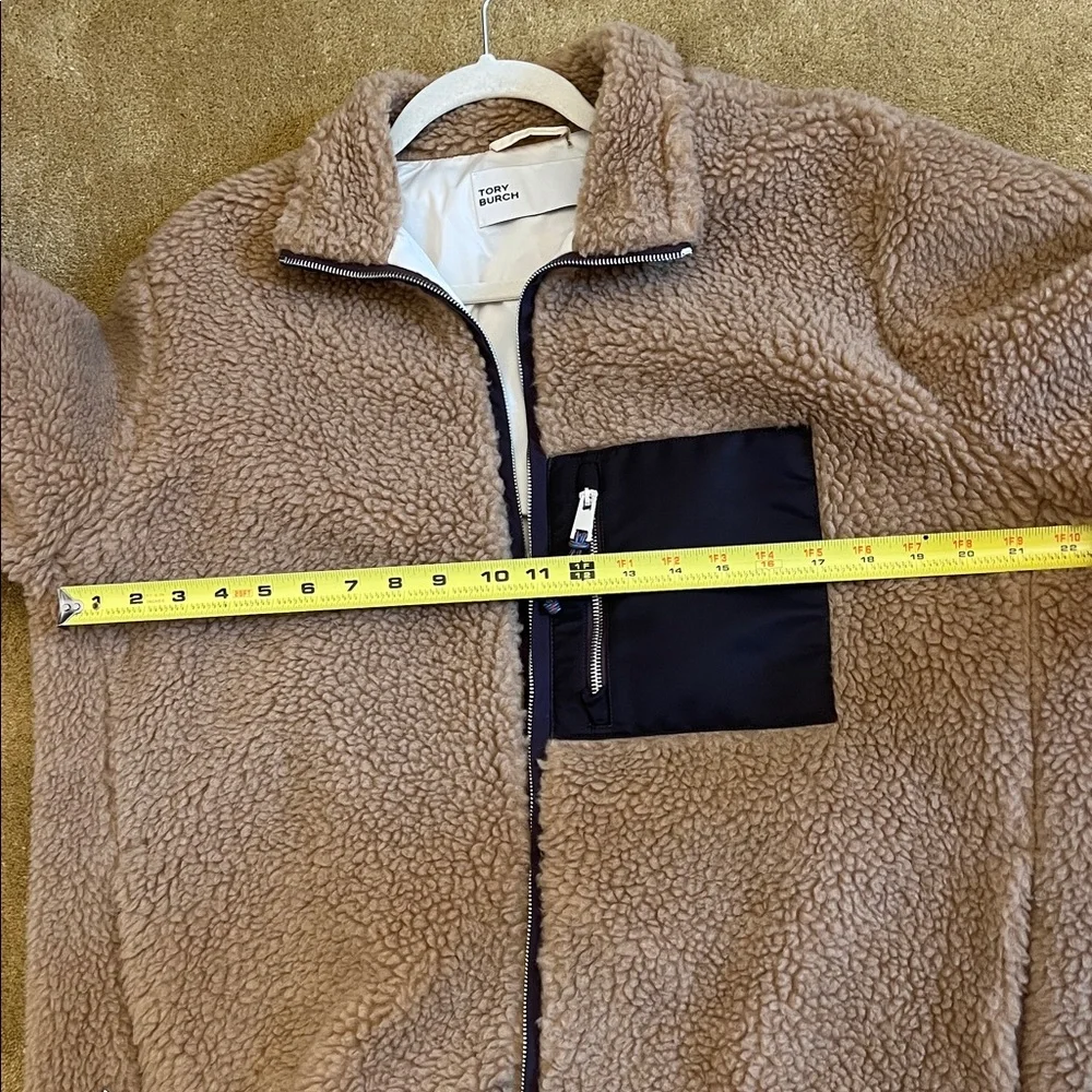 Tory Burch Fleece Sherpa jacket